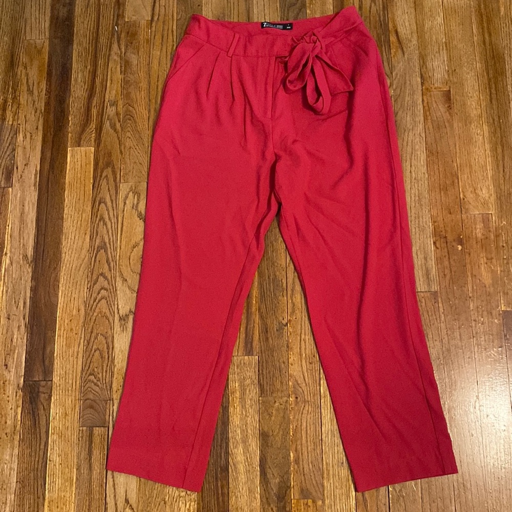 New York & Company Fuchsia straight leg work pant
